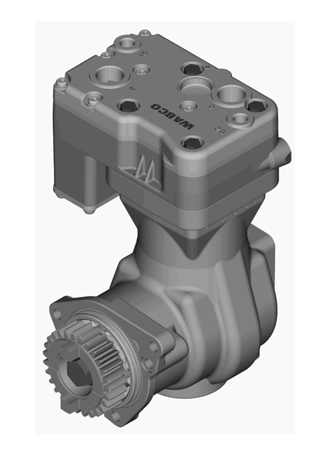 Single-Cylinder compressor, flange mounted