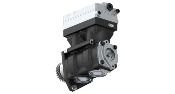 Twin-Cylinder compressor, 636 cc, flange mounted