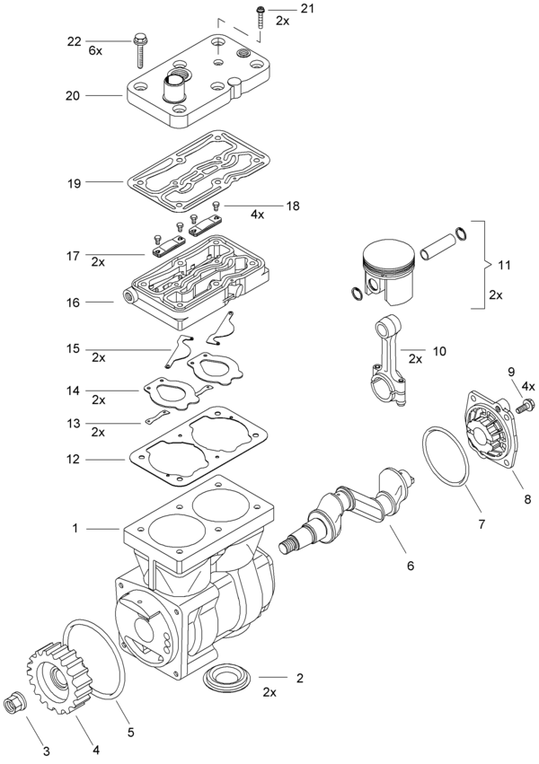 (Twin Cylinder)" WABCO Catalog