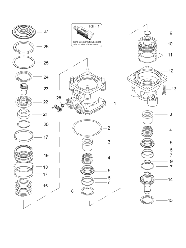 Foot Brake Valve WABCO Catalog
