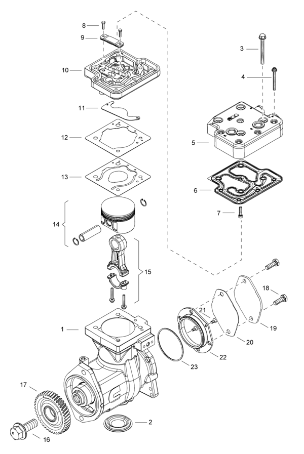 Single Cylinder Compressor WABCO Catalog